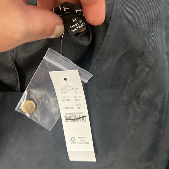 J. Crew Cinched-waist cupro midi dress - Picture 3 of 4